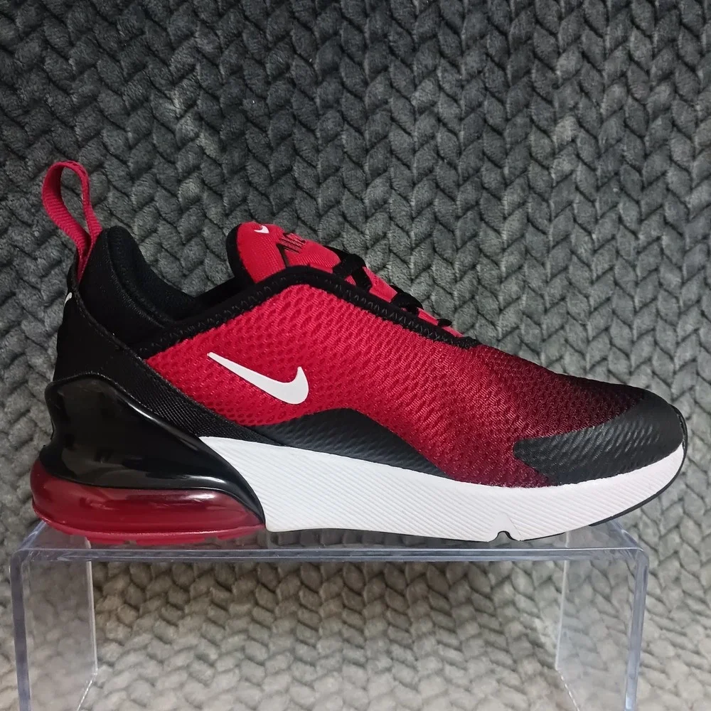 Nike Air Max 270 PS Gym Red Gradient Kid's Walking Running Sneakers Shoes Sz 3Y